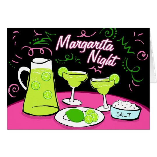 Margarita Night Card | Zazzle.com