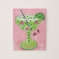 Margarita On Pink Jigsaw Puzzle