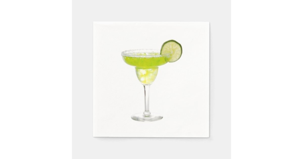 Margarita Paper Napkins. Paper Napkins Zazzle