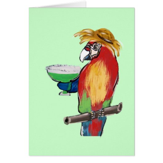 Margarita Parrots Cards (Front)