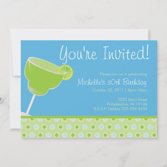 Margarita Party Invitation (Front)