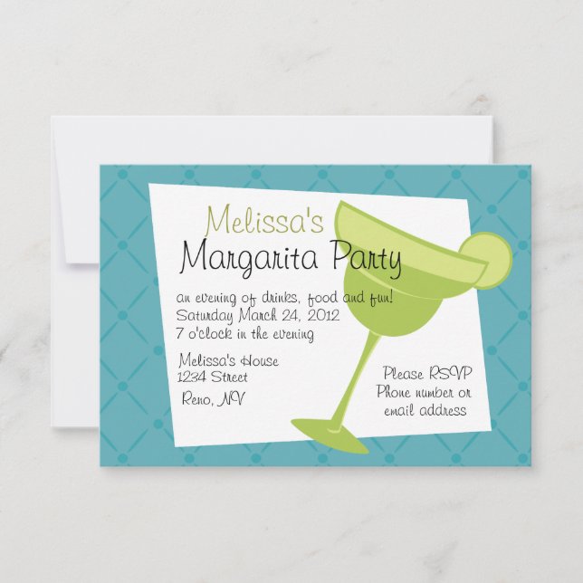 Margarita Party Invitation (Front)