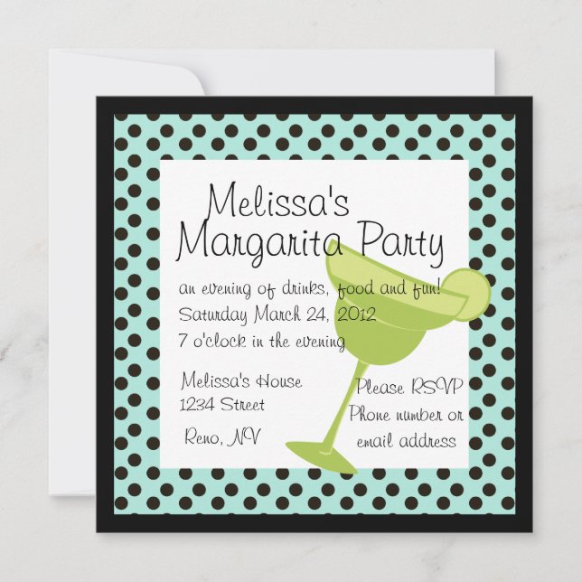 Margarita Party Invitation (Front)