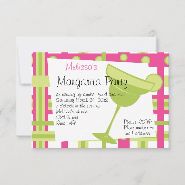Margarita Party Invitation (Front)