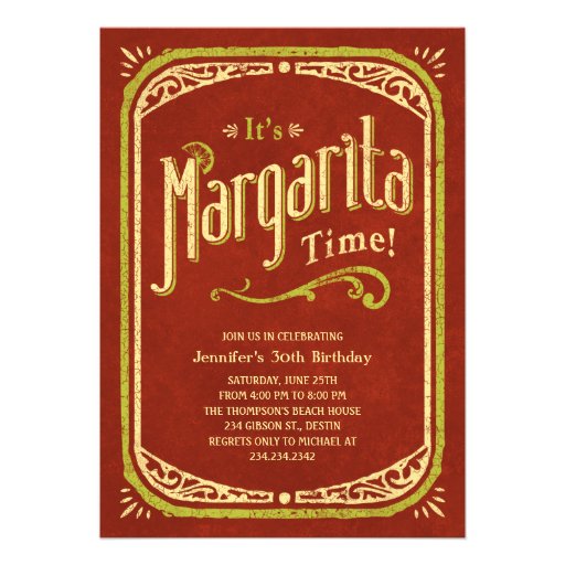 Margarita Party Invitations 8