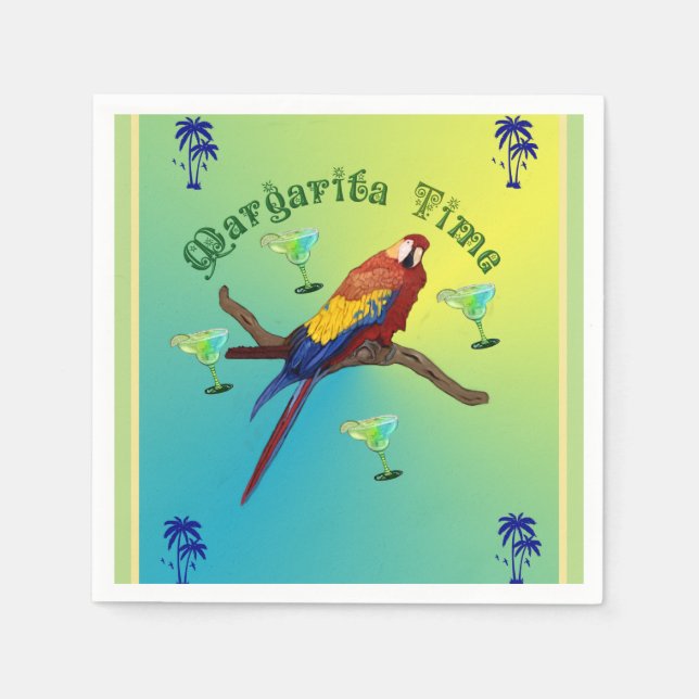 Margarita Party Paper Napkins (Front)