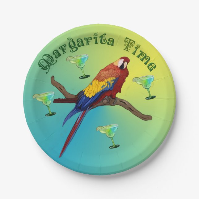 Margarita Party Paper Plates (Front)