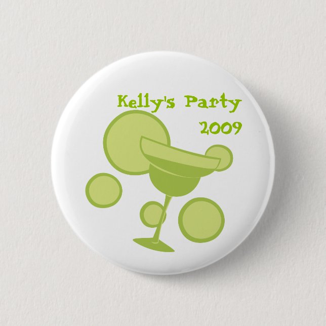 Margarita Party Pinback Button (Front)