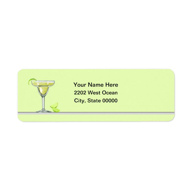 Margarita Party Return Address Label (Front)