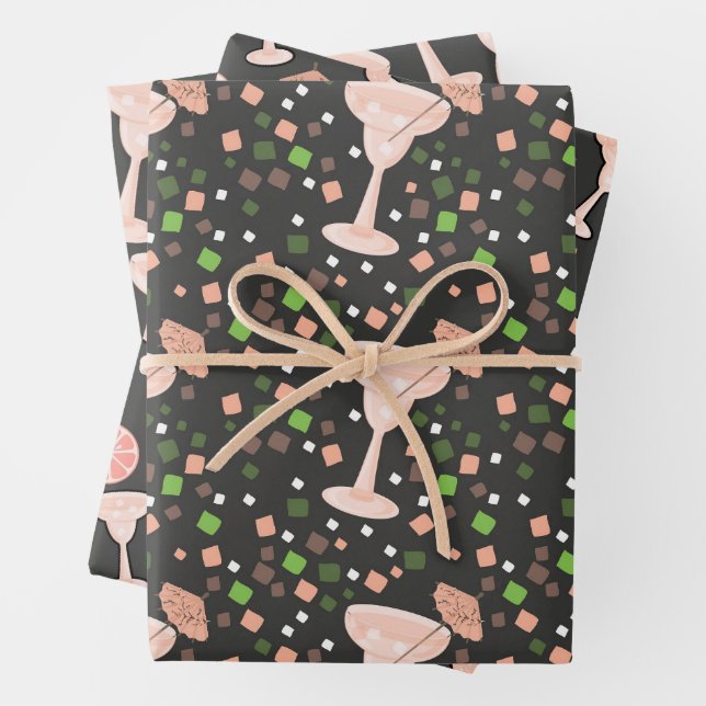 Margarita Pattern  Wrapping Paper Sheets (In situ)