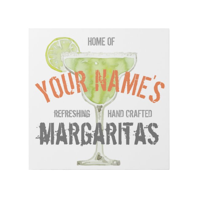 Margarita Personalized Gallery Wrap (Front)