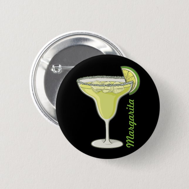 Margarita Pinback Button (Front & Back)