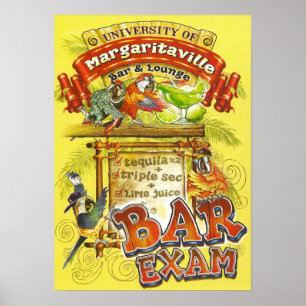 Margarita Poster=Pass The Bar Exam Poster
