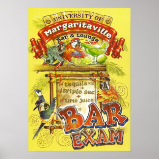 Margarita Poster=Pass The Bar Exam Poster