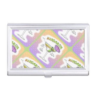 MARGARITA RECIPE COCKTAIL ART CASE FOR BUSINESS CARDS