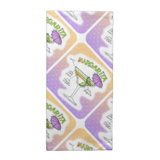 MARGARITA RECIPE COCKTAIL ART CLOTH NAPKIN