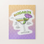 Margarita Recipe Cocktail Art Jigsaw Puzzle at Zazzle