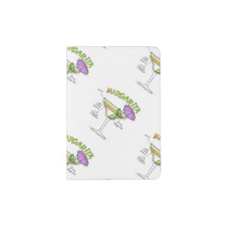 MARGARITA RECIPE COCKTAIL ART PASSPORT HOLDER
