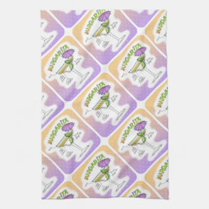 MARGARITA RECIPE COCKTAIL ART TOWEL