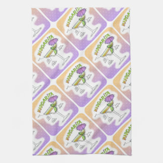 MARGARITA RECIPE COCKTAIL ART TOWEL