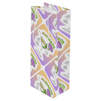 MARGARITA RECIPE COCKTAIL ART WINE GIFT BAG
