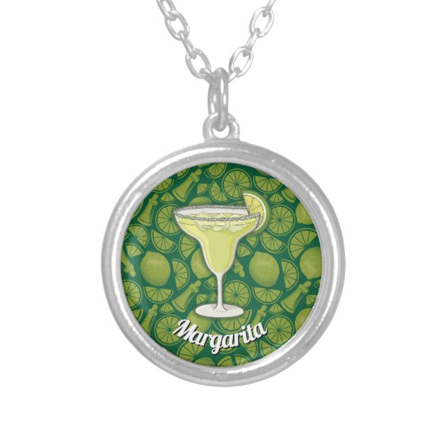 Margarita Silver Plated Necklace (Front)