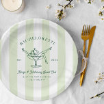 Margarita Social Club | Bachelorette  Paper Plates<br><div class="desc">The look is a preppy take on luxury athleisure. It's a hearkening back to a time of old-money sophistication, with vintage vignettes and luxury labels. Pristine whites and horizontal stripes are the characteristic of this look. Think polo shirts and boat shoes. The quiet luxury and stealth wealth is like “comfort...</div>