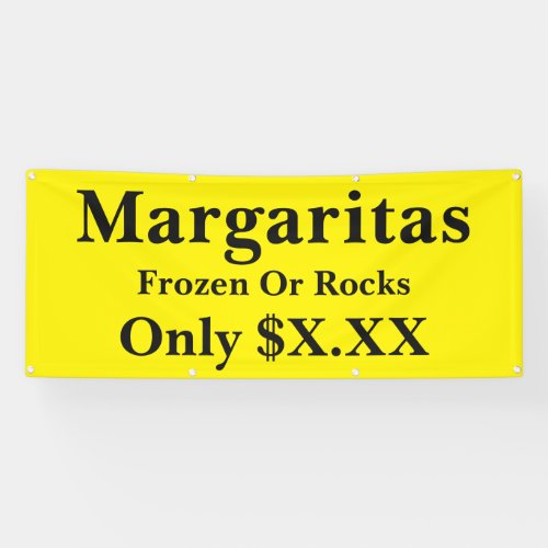 Margarita Special Edit To Suit 6 Foot Banner