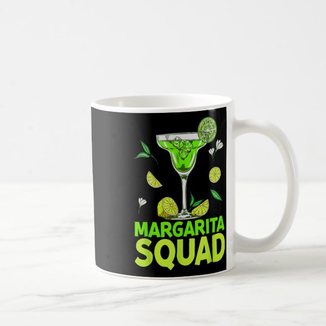 Margarita Squad Cinco De Mayo Costumes For Mexican Coffee Mug (Right)