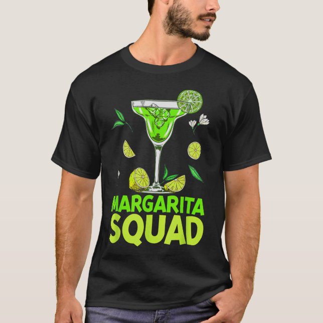 Margarita Squad Cinco De Mayo Costumes For Mexican T-Shirt (Front)