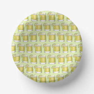 Margarita Summer Cocktail Mixed Drink Lime Green Paper Bowls