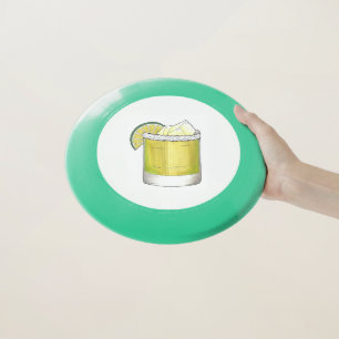 Margarita Summer Cocktail Mixed Drink Lime Green Wham-O Frisbee
