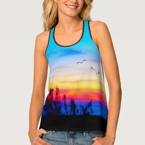 Margarita Sunset Tank Top