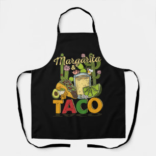 Margarita Tacos Funny Margarita Tequila Drinker Ta Apron