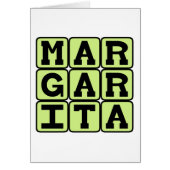 Margarita, Tequila Mixed Drink (Front)