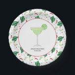 Margarita Wedding Bachelorette Party, Final Fiesta Paper Plates<br><div class="desc">Margarita paper plate for a fun,  fiesta theme bachelorette fiesta. You may customize the text to fit your event.</div>