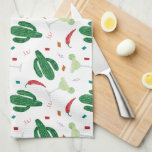 Margaritas and Chili Peppers Fiesta Theme Kitchen Towel<br><div class="desc">Spice up your kitchen with this fun margarita kitchen towel. Perfect for a fiesta or every day.</div>