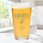 Margaritas And Matrimony Personalized Bachelorette Glass<br><div class="desc">Introducing our Margaritas And Matrimony Personalized Bachelorette Glass – the ideal choice for a bachelorette party that combines style and celebration. This glass is perfect for bridesmaid matching bachelorette parties with a Mexico-inspired theme, capturing the essence of a Cancun cocktail bach party or a tequila sunset bachelorette soirée. Embrace the...</div>