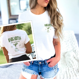 Margaritas And Matrimony Personalized Bachelorette T-Shirt