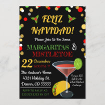 Margaritas and Mistletoe Party Invitation