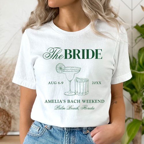 Margaritas  Matrimony Bachelorette The Bride T_Shirt