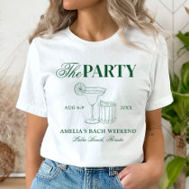 Margaritas & Matrimony Bachelorette The Party T-Shirt