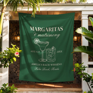 Margaritas & Matrimony Bachelorette Weekend Tapestry