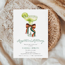 Margaritas & Matrimony Bridal Shower Invitation