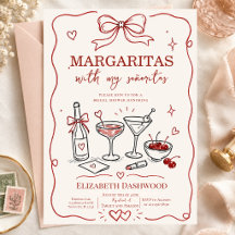 Margaritas pool scribble Party Cocktail Bridal