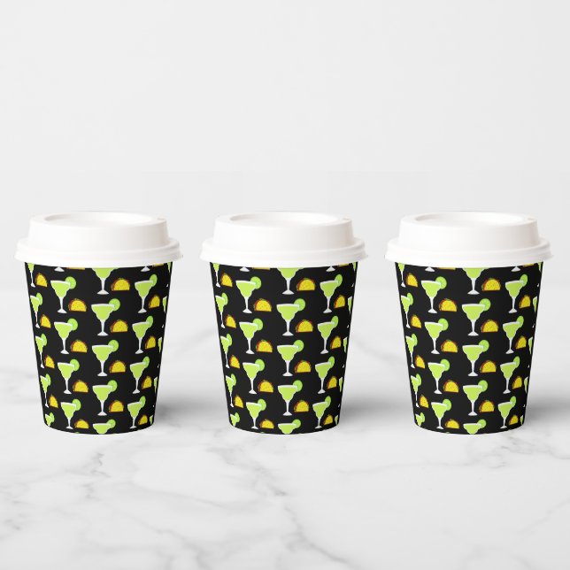 Margaritas + Tacos! Paper Cups (Multi)