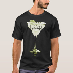 Margaritaville Pulse Line Hebeat Margarita Glass T-Shirt