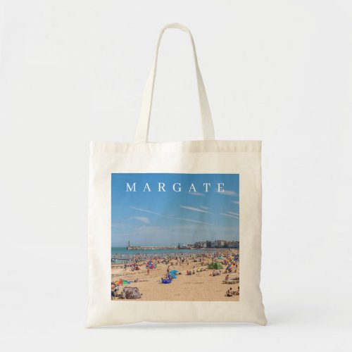 Margate beach view tote bag