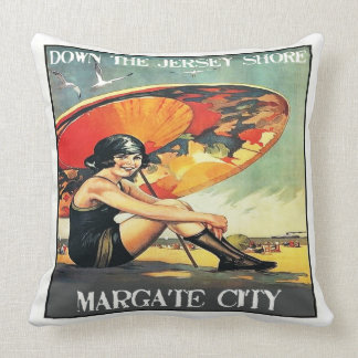 Margate City NJ - Throw Pillow