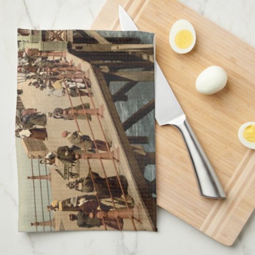 Margate Jetty I Kent England Kitchen Towel